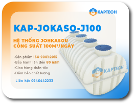 Hệ thống xử lý nước thải JOKASO công suất 100m3/ngày 