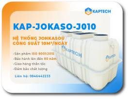 Hệ thống xử lý nước thải JOKASO công suất 10m3/ngày  