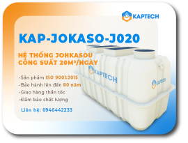 Hệ thống xử lý nước thải JOKASO công suất 20m3/ngày  