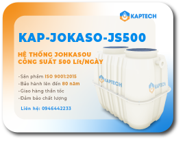 Hệ thống xử lý nước thải JOKASO công suất 500 lít/ngày  