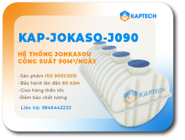 Hệ thống xử lý nước thải JOKASO công suất 90m3/ngày 